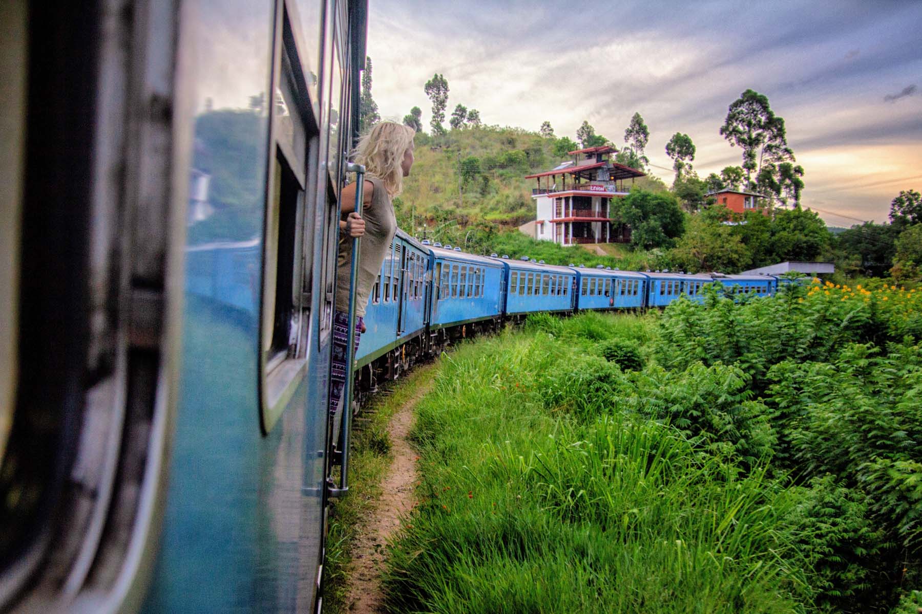 Sri Lanka Holidays Blue train in the jungle